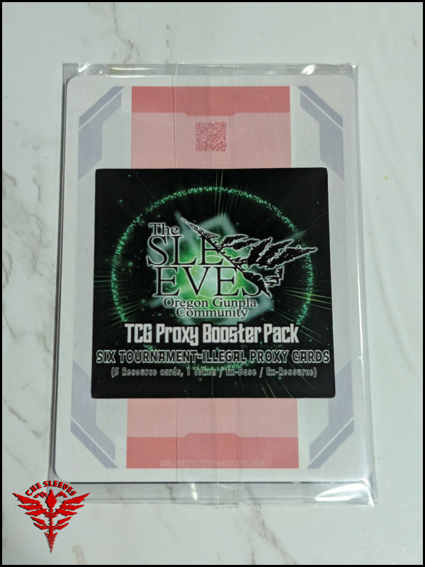 Gundam TCG Proxy booster pack (6 cards)