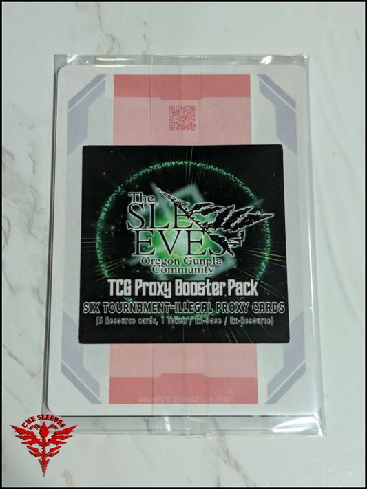 Gundam TCG Proxy booster pack (6 cards)