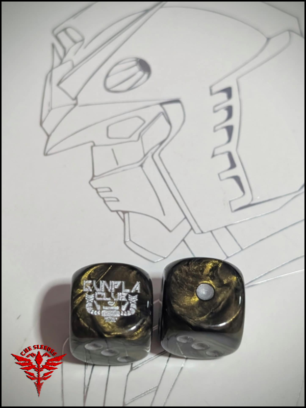 "Gunpla Club" Dice (D6)