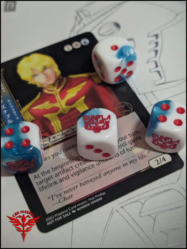 "Gunpla Club" Dice (D6)
