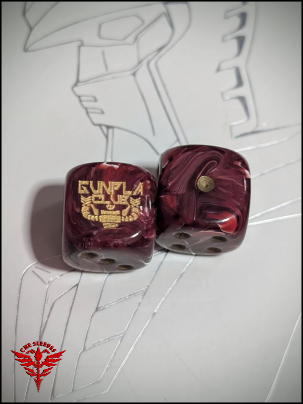 "Gunpla Club" Dice (D6)