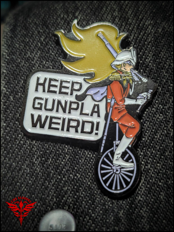 "Keep Gunpla Weird!" Enamel Pin