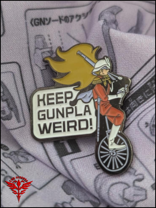 "Keep Gunpla Weird!" Enamel Pin