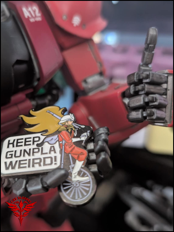 "Keep Gunpla Weird!" Enamel Pin
