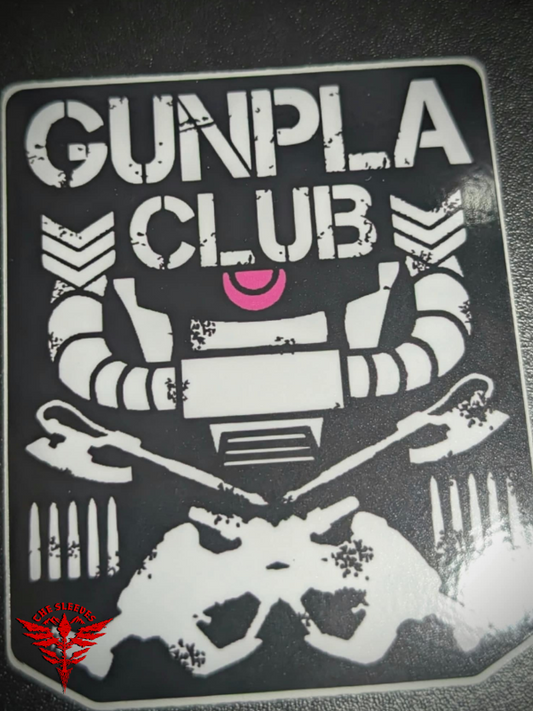 "Gunpla Club" Sticker