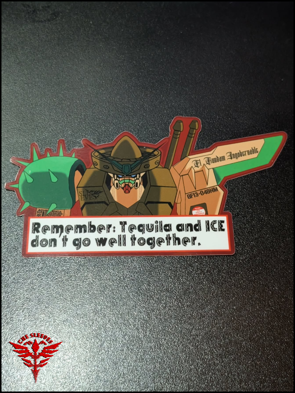 Tequila Gundam "ICE" Sticker